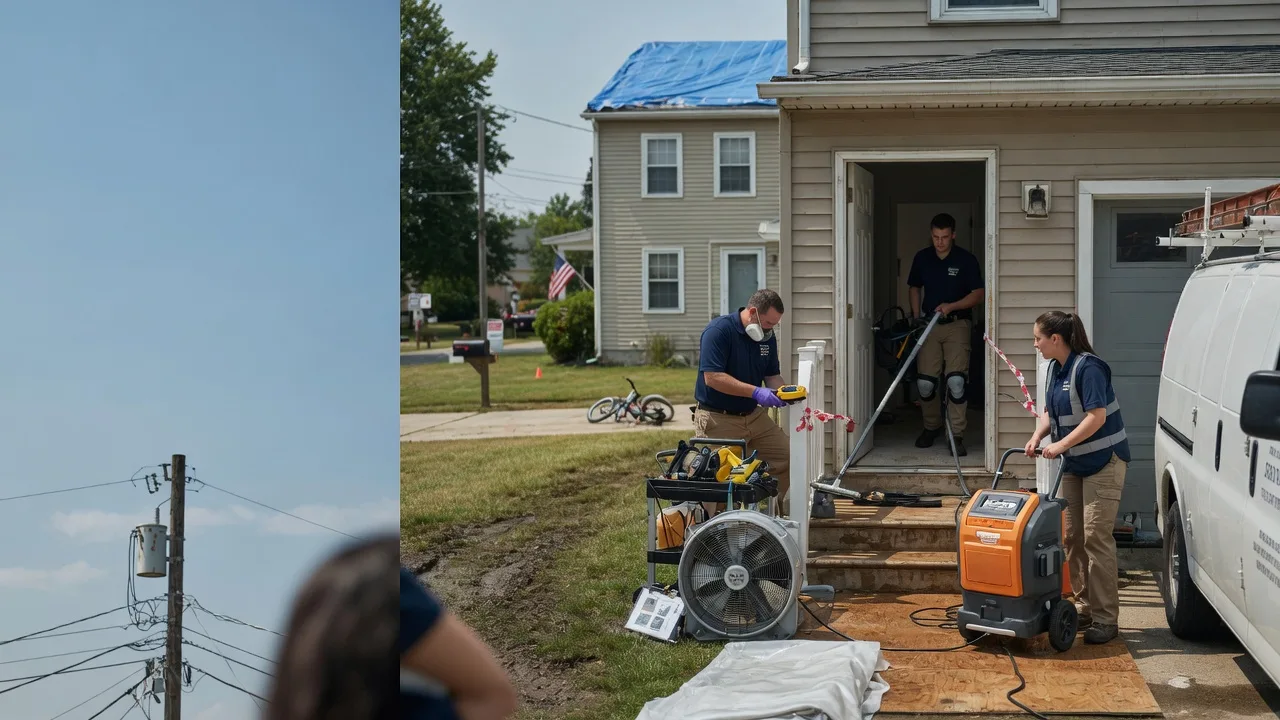 Water Damage Repair in Riverton, IL near me